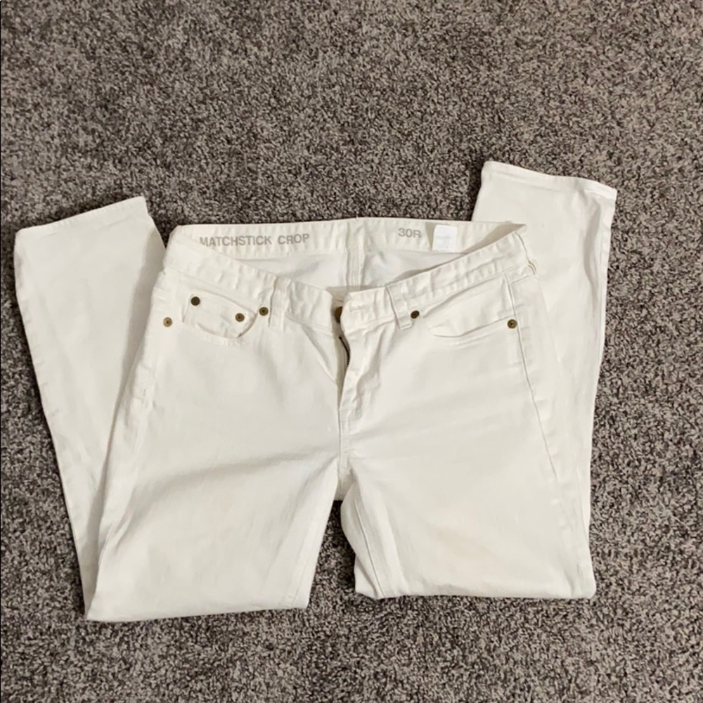 JCrew Matchstick Crop Jeans